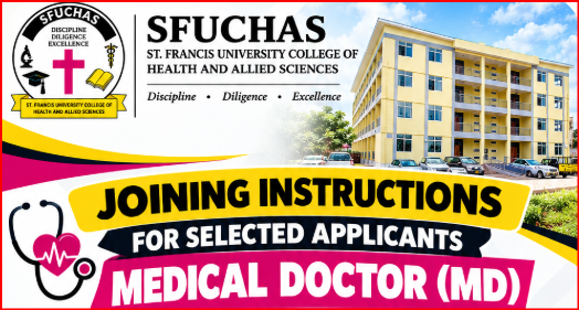 JOINING INSTRUCTIONS FOR THE DOCTOR OF MEDICINE PROGRAMME  ACADEMIC YEAR 2026/2027